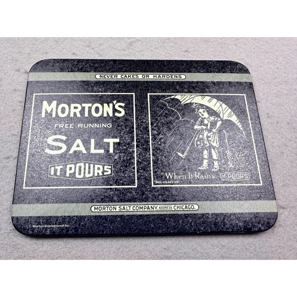 Mortons Salt Company‎ Logo Kitchen Trade Mark Indoor Ad Sign 6.5